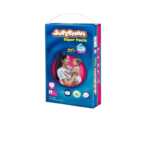 Supermom Super Pants Diaper L(8-15kg)34pcs