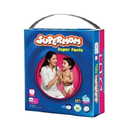 Supermom Super Pants Diaper XXL(14-25kg)24pcs